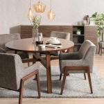 A,Modern,Wooden,Dining,Set,In,A,Stylishly,Designed,Room